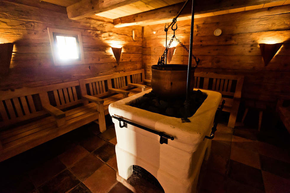 Sauna Steinofen