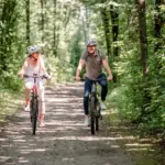 Radtour im Wald